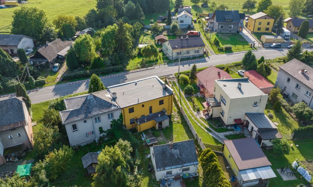 23 rodinný dům Dolní Lutyně pohled dron